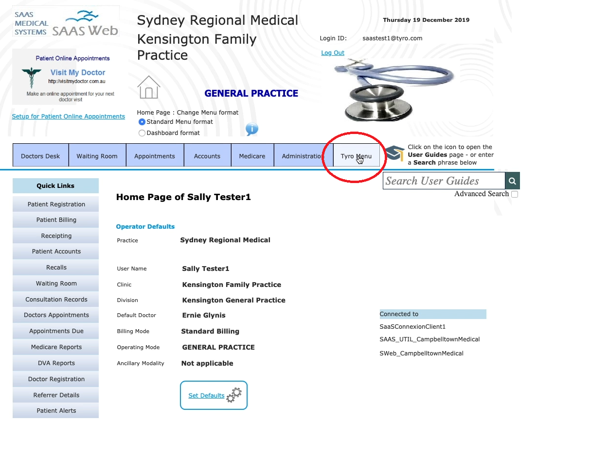 How to integrate with SAAS Medical Systems