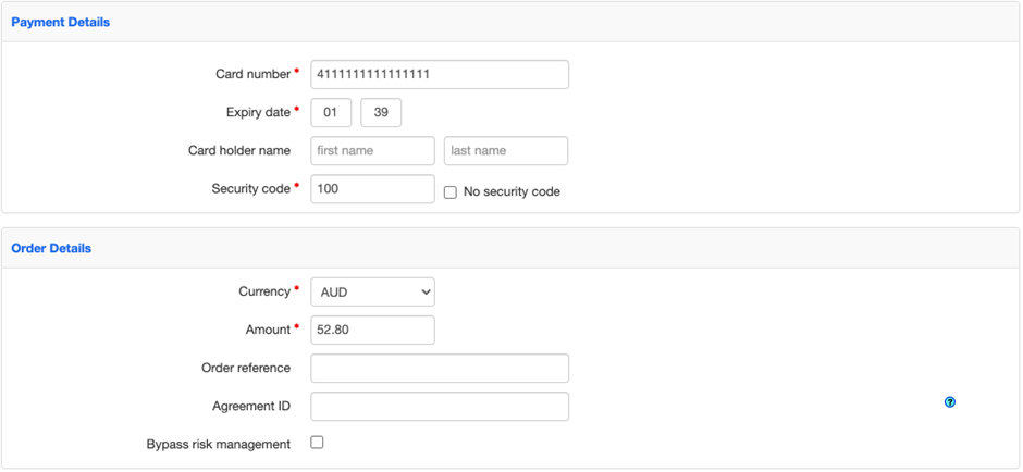 How to process online pre-authorisation transactions